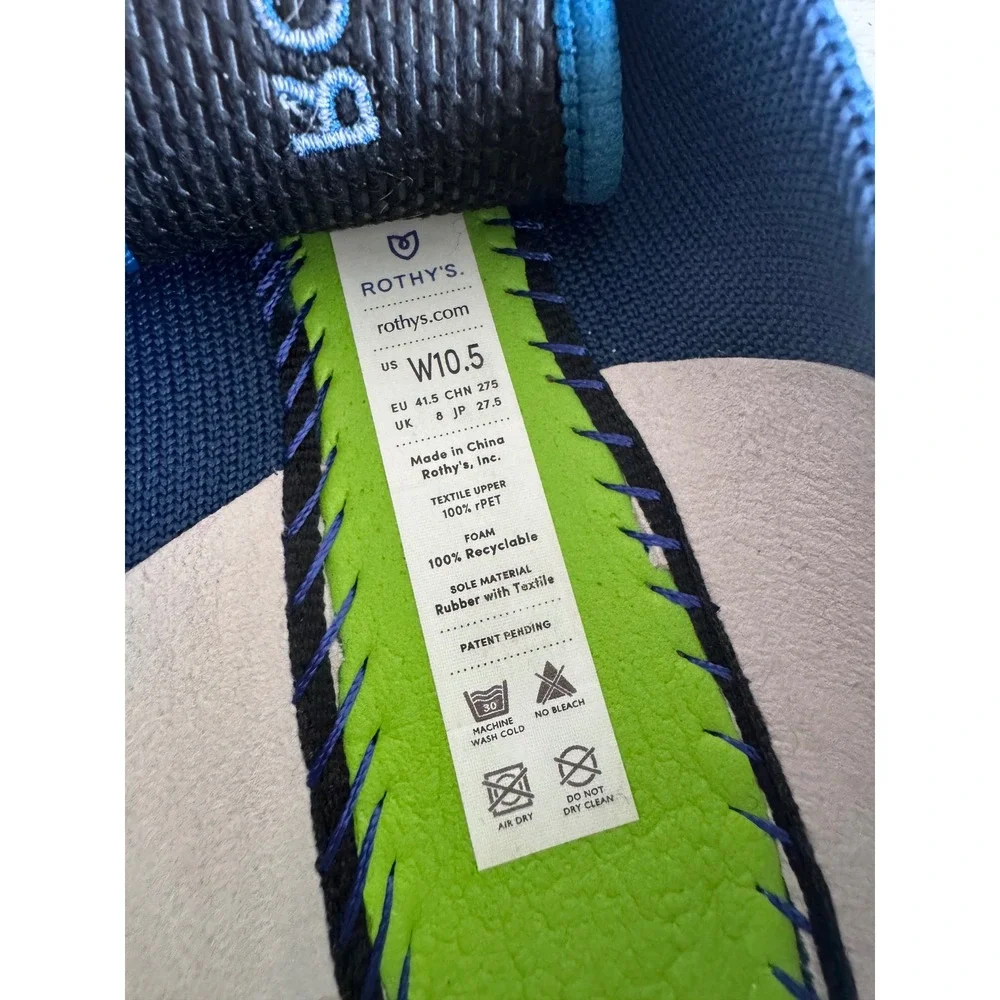 Rothy's blue The Point flats size 10.5 - Picture 11 of 12
